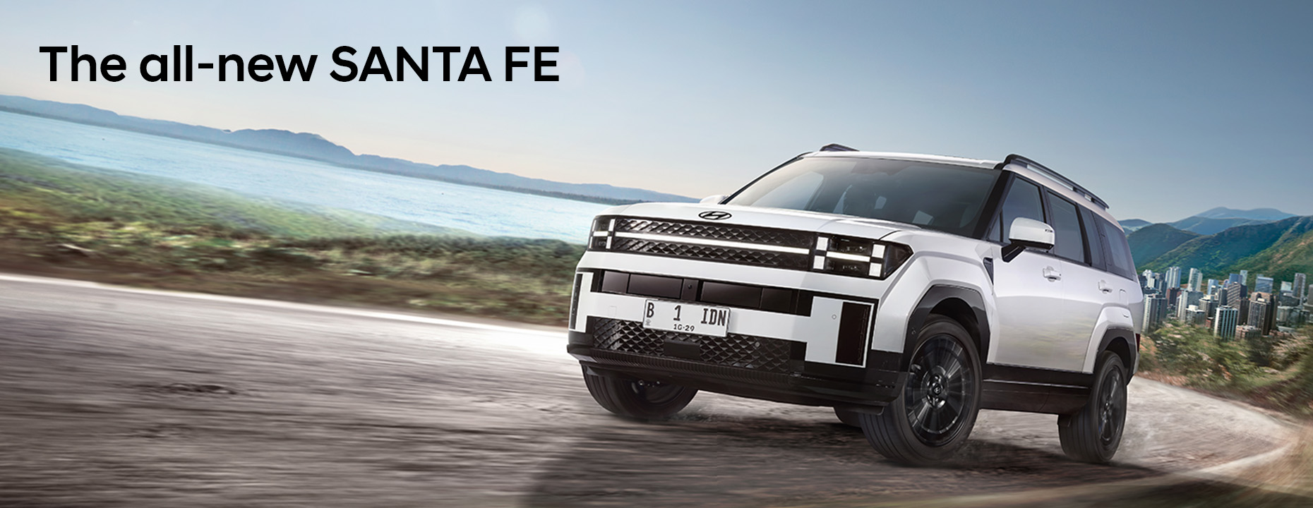 the all new santa fe white